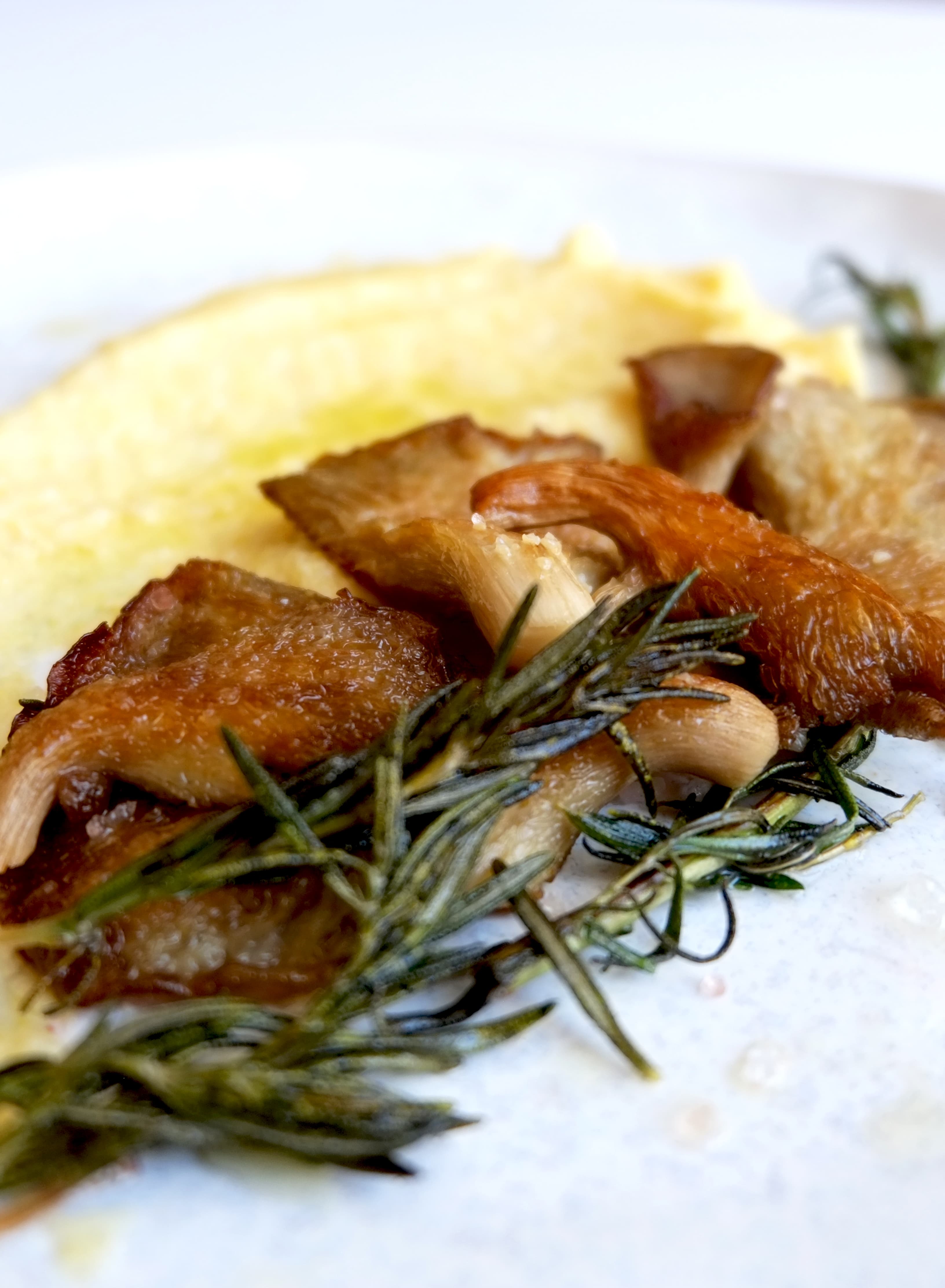 POLENTA S HLIVOU A ROZMARÍNOM